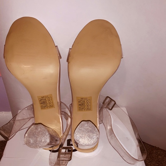 EGO Official Shoes | Clear Nude Heels - Picture 3 of 6